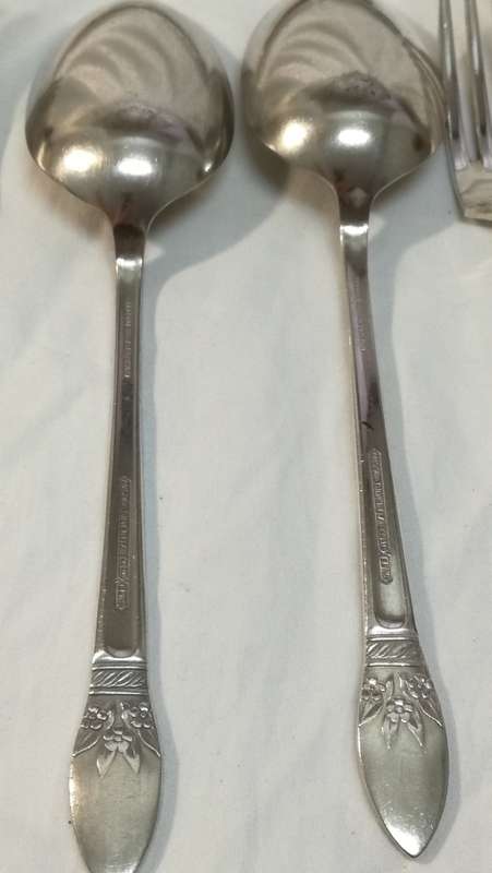 Vintage Angora cutlery set