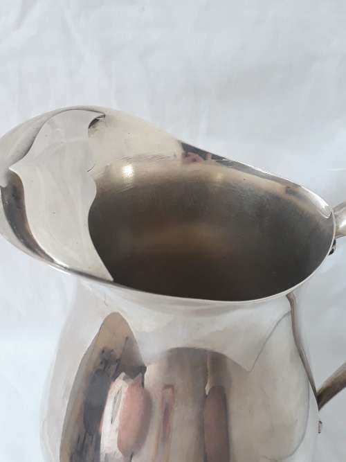 Vintage silver plate water pitcher