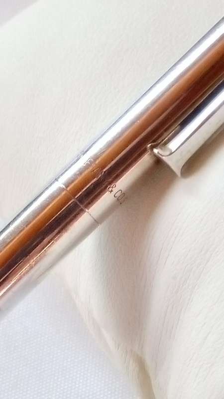 Vintage Tiffany and Co sterling silver pen
