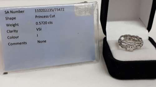 Van Deijl Platinum and diamond ring
