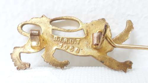 1968 British Lions rugby tour brass pin