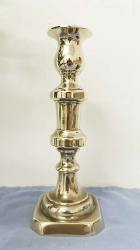 Vintage brass candle holders