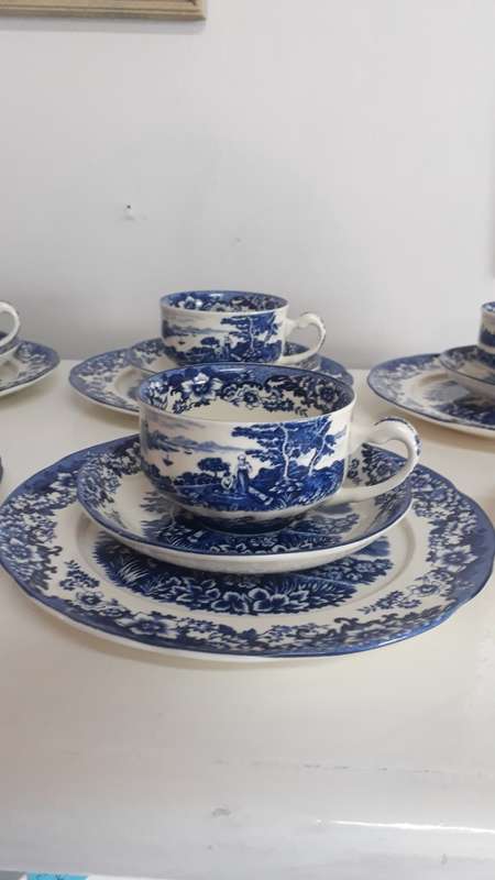 Vintage William James Pastoral Symphony teaset