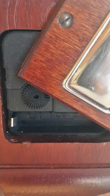 R Carr silver clock