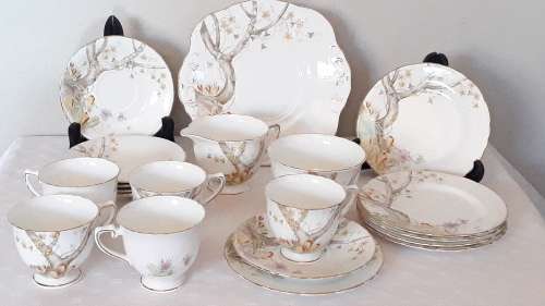 Vintage Royal Delphine Bone China