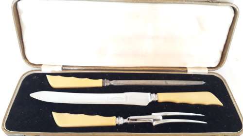 Antique Stokes Ayres and Co carving set