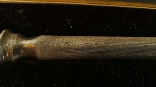 Antique Stokes Ayres and Co carving set
