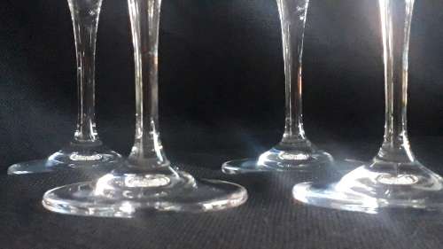 Vintage crystal wine glasses