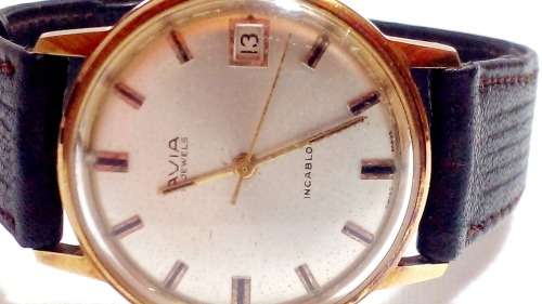 1960s Avia men`s date watch