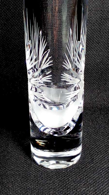 Vintage crystal vase