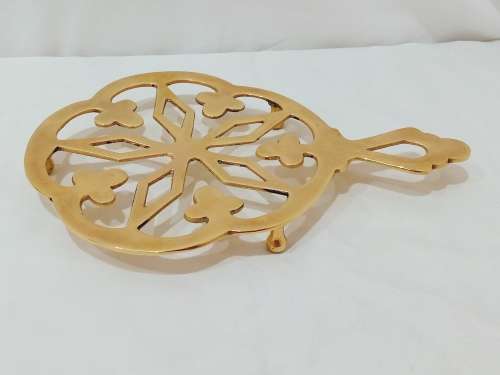 Vintage brass trivet