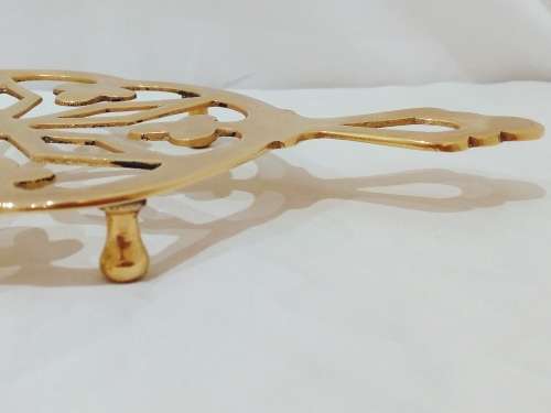 Vintage brass trivet