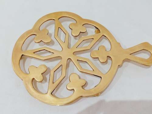Vintage brass trivet