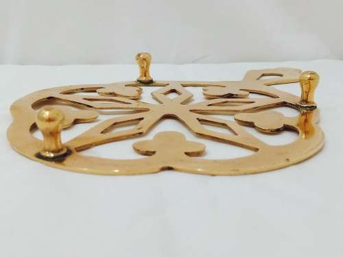 Vintage brass trivet