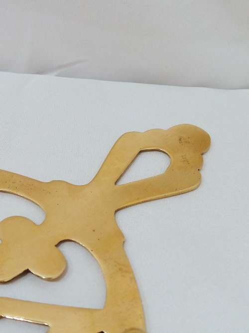 Vintage brass trivet