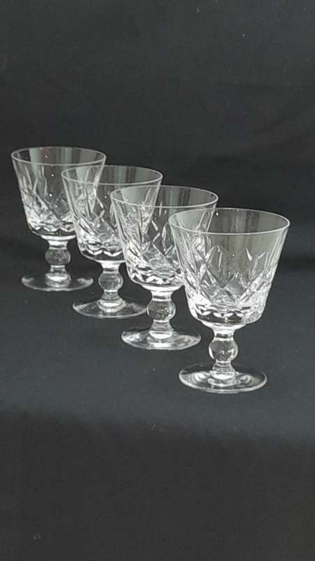 Stuart crystal wine glasses