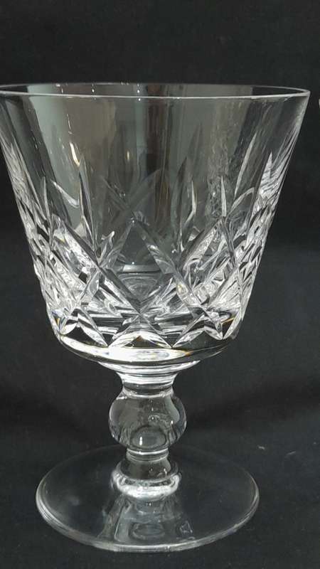 Stuart crystal wine glasses