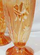 Vintage Marigold Carnival Depression glass tumblers