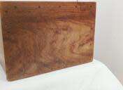 Antique/Vintage Imbuia wooden chest