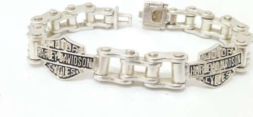 Sterling silver Harley Davidson bracelet