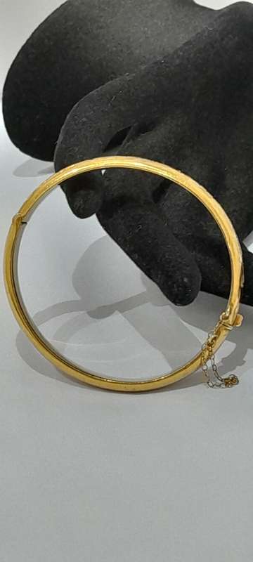 Vintage 9ct gold Metal Core bangle