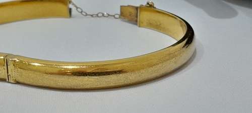 Vintage 9ct gold Metal Core bangle