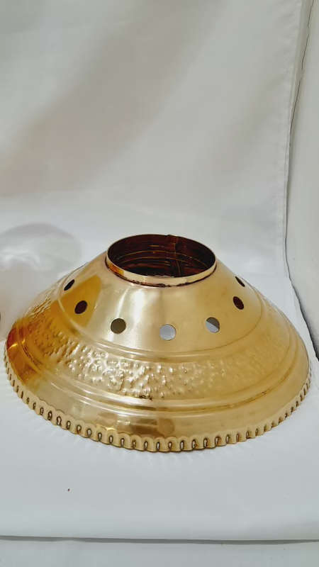 Vintage brass on copper lamp