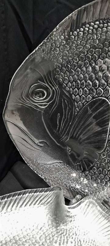 Vintage Arcoroc fish plates