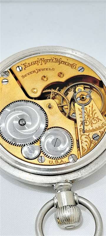 Antique Elgin National Watch co pocket watch