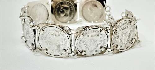Vintage sterling silver Tickey bracelet