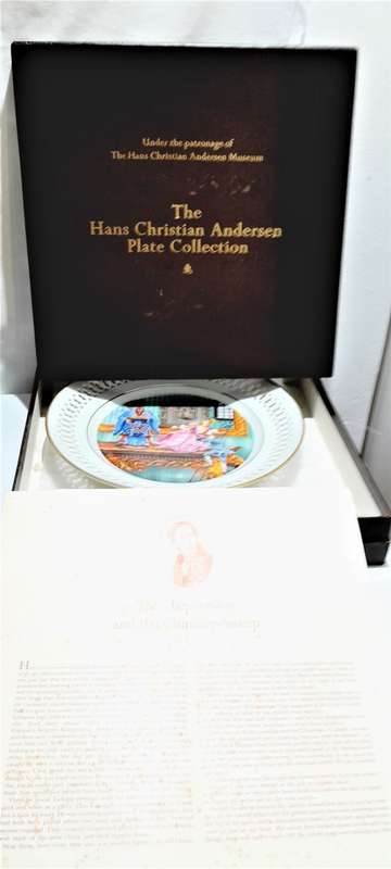 Vintage Bing & Grondal Hans Christian Andersen display wall plates
