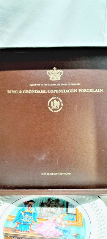 Vintage Bing & Grondal Hans Christian Andersen display wall plates