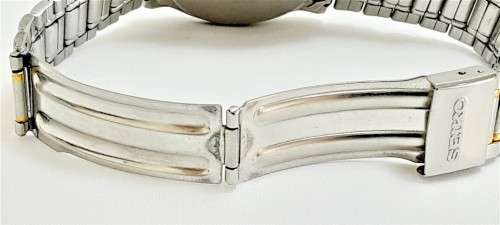 Seiko SQ dual tone men`s dress watch