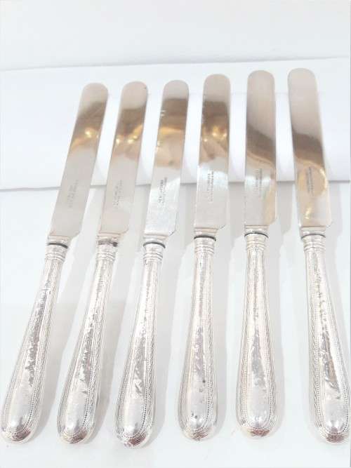 Antique Elkington & Co butter knives