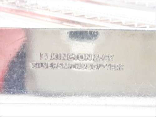 Antique Elkington & Co butter knives