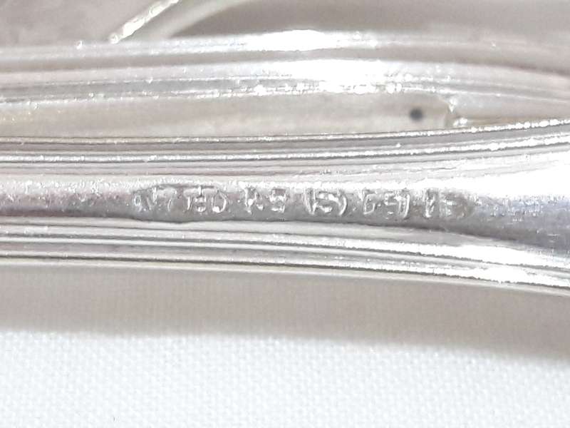 Vintage Kings Pattern silver plate cutlery set