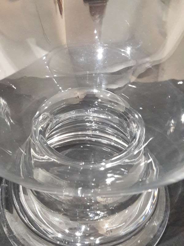 Vintage large hand blown vase