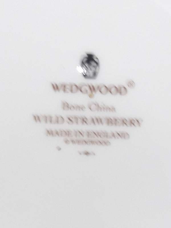 Vintage Wedgwood `Wild Strawberry` vase