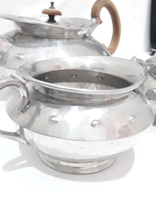 1930s Don Pewter teaset