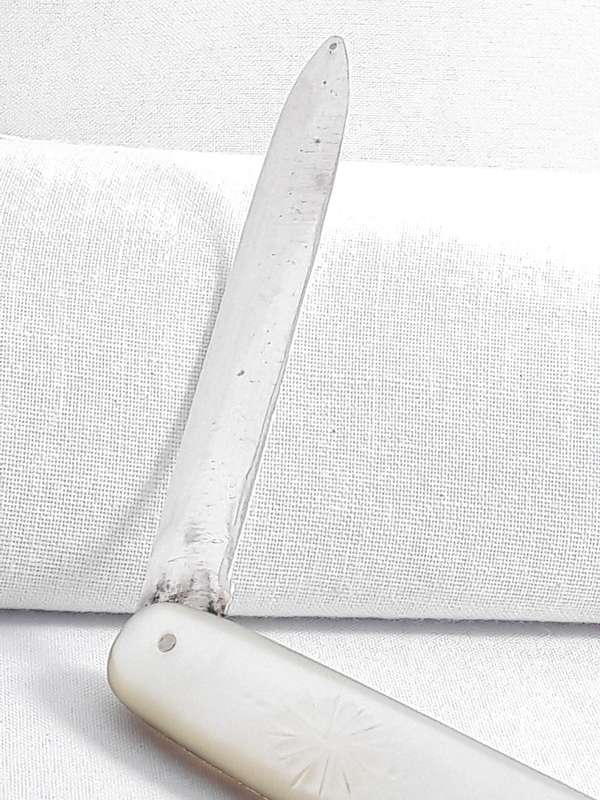 Antique H&T sterling silver fruit knife