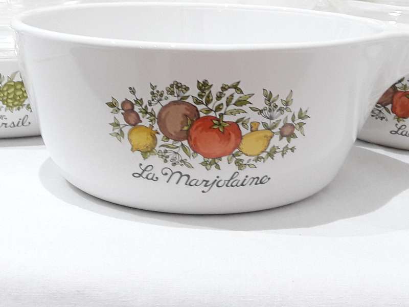 1970s Corning ware Spice of Life set