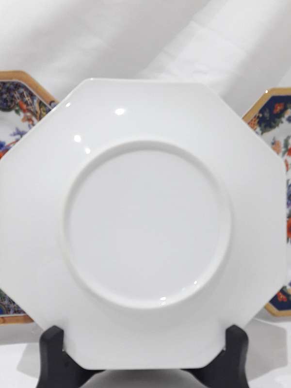Vintage Imari octagonal plates