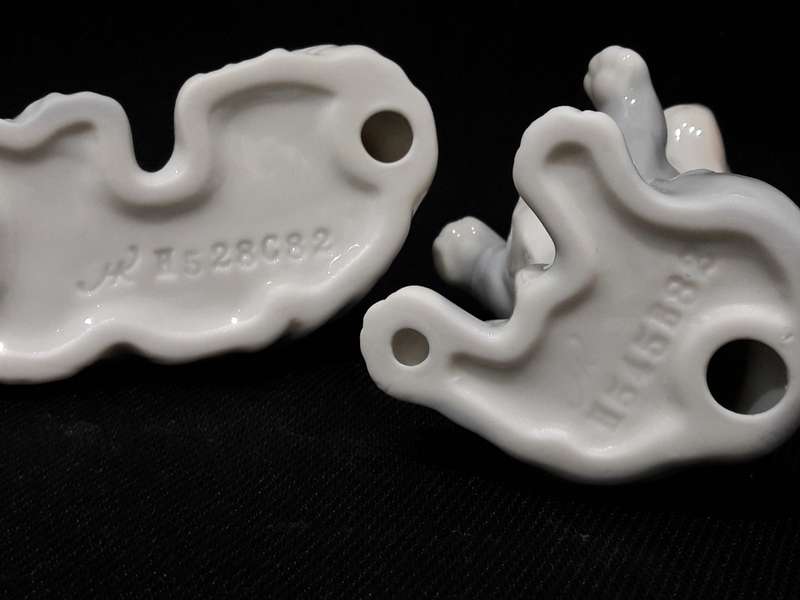 1970s A Kaiser dog figurines