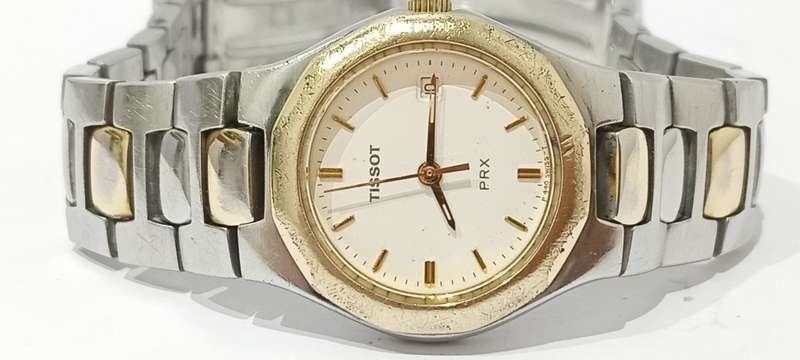 Tissot PRX ladies two tone watch
