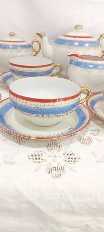 Antique Japanese Fine Bone China tea set