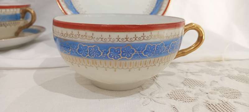 Antique Japanese Fine Bone China tea set