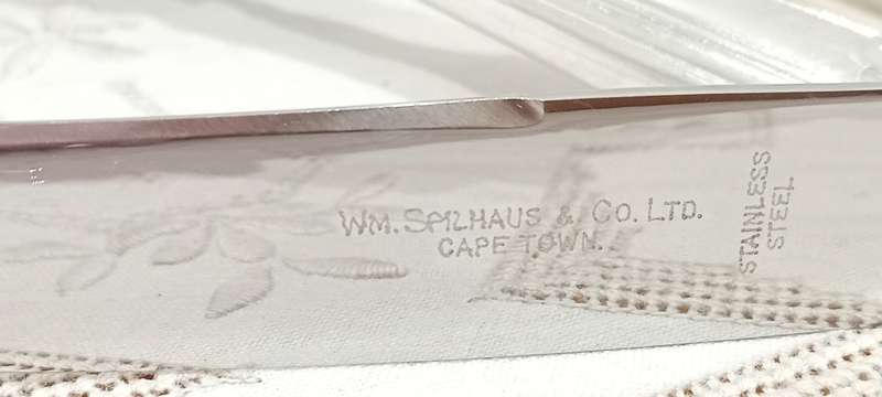 Vintage WM Spilhaus Kings pattern knife sets