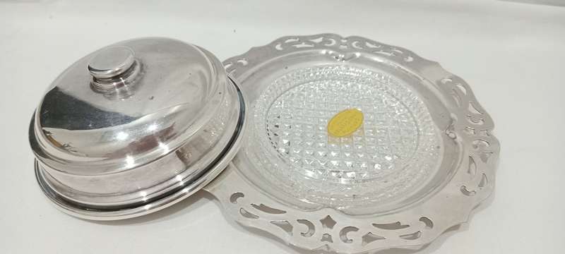 Vintage Viking Plate butter dish
