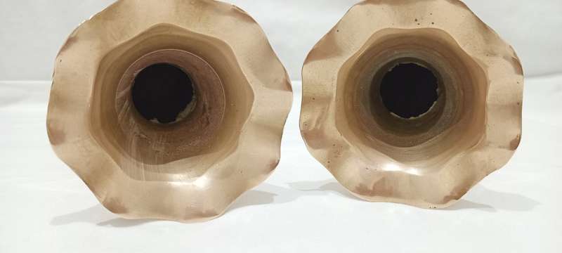 Vintage brass vases