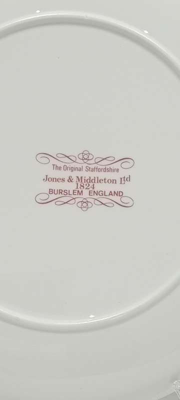 Vintage Jones and Middleton Limited Edition plates